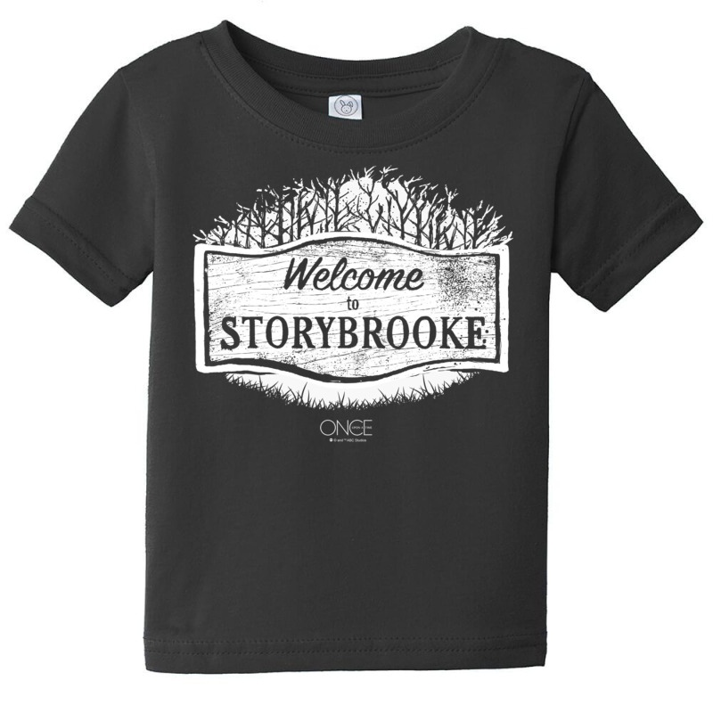 Once Upon A Time Welcome To Storybrooke Long Sleeve T Shirt Baby Tee by cm-arts | Artistshot