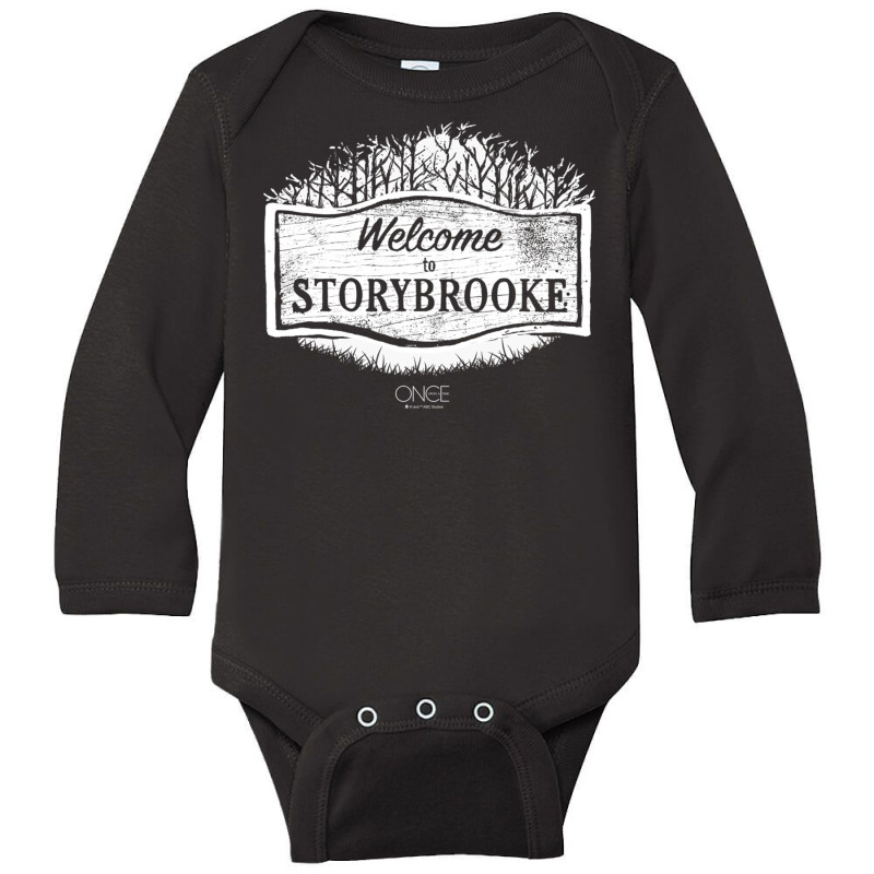 Once Upon A Time Welcome To Storybrooke Long Sleeve T Shirt Long Sleeve Baby Bodysuit by cm-arts | Artistshot