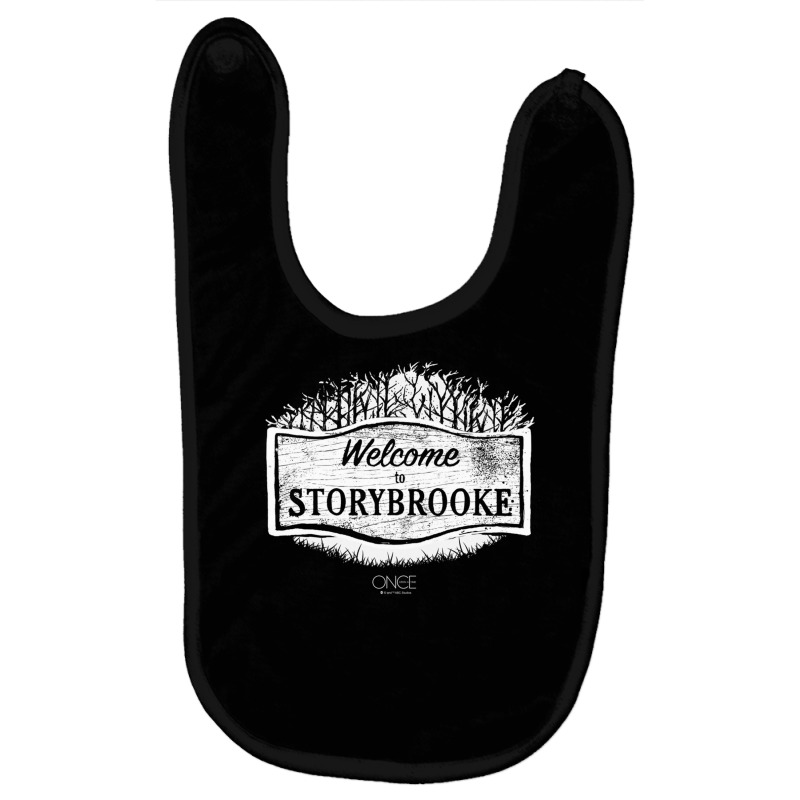 Once Upon A Time Welcome To Storybrooke Long Sleeve T Shirt Baby Bibs by cm-arts | Artistshot