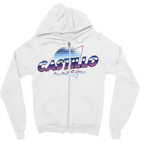 Castillo Name Shirt Aesthetic Vaporwave 80s 90s Surname T Shirt Zipper Hoodie | Artistshot