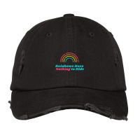 Rainbows Have Nothing To Hide Vintage Cap | Artistshot