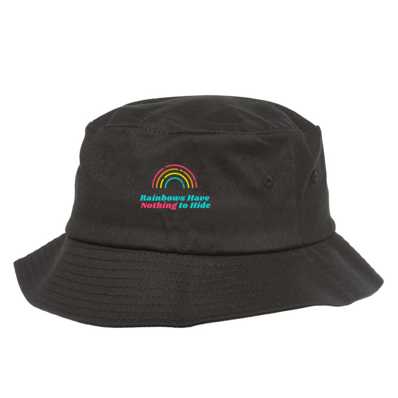 Rainbows Have Nothing To Hide Bucket Hat by Kenruhaea79 | Artistshot