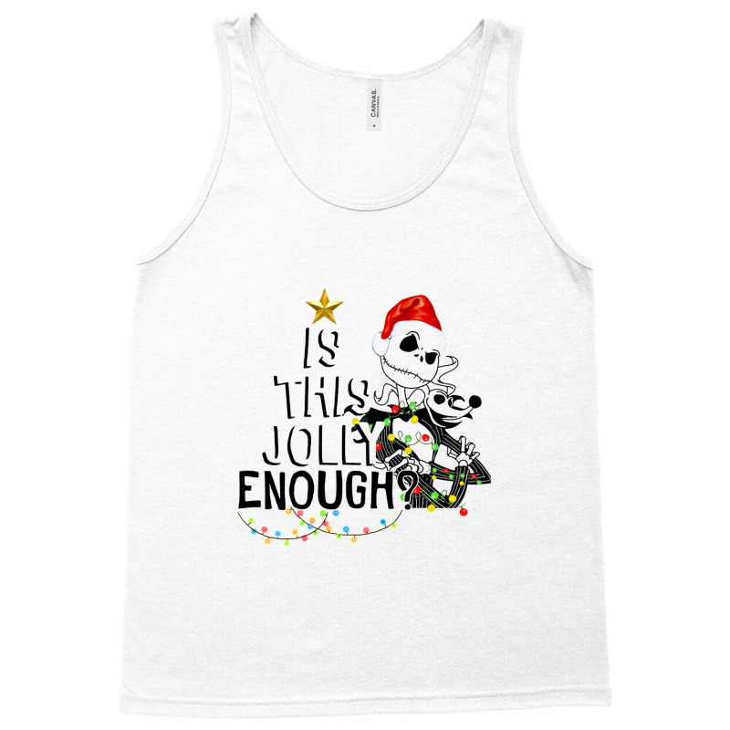 Jack Is This Jolly Enough Merry Christmas Tank Top | Artistshot