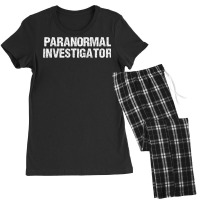 Paranormal Investigator Long Sleeve T Shirt Women's Pajamas Set | Artistshot