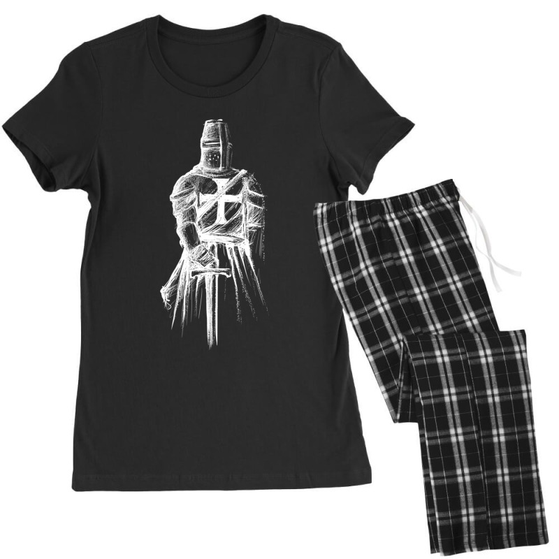 Templar Knight Middle Ages Crusades Women's Pajamas Set | Artistshot