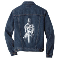 Templar Knight Middle Ages Crusades Men Denim Jacket | Artistshot