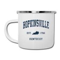 Hopkinsville Kentucky Ky Vintage Athletic Navy Sports Design T Shirt Camper Cup | Artistshot