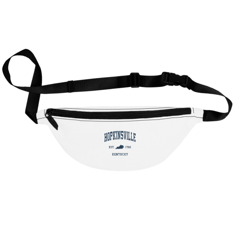 Hopkinsville Kentucky Ky Vintage Athletic Navy Sports Design T Shirt Fanny Pack | Artistshot