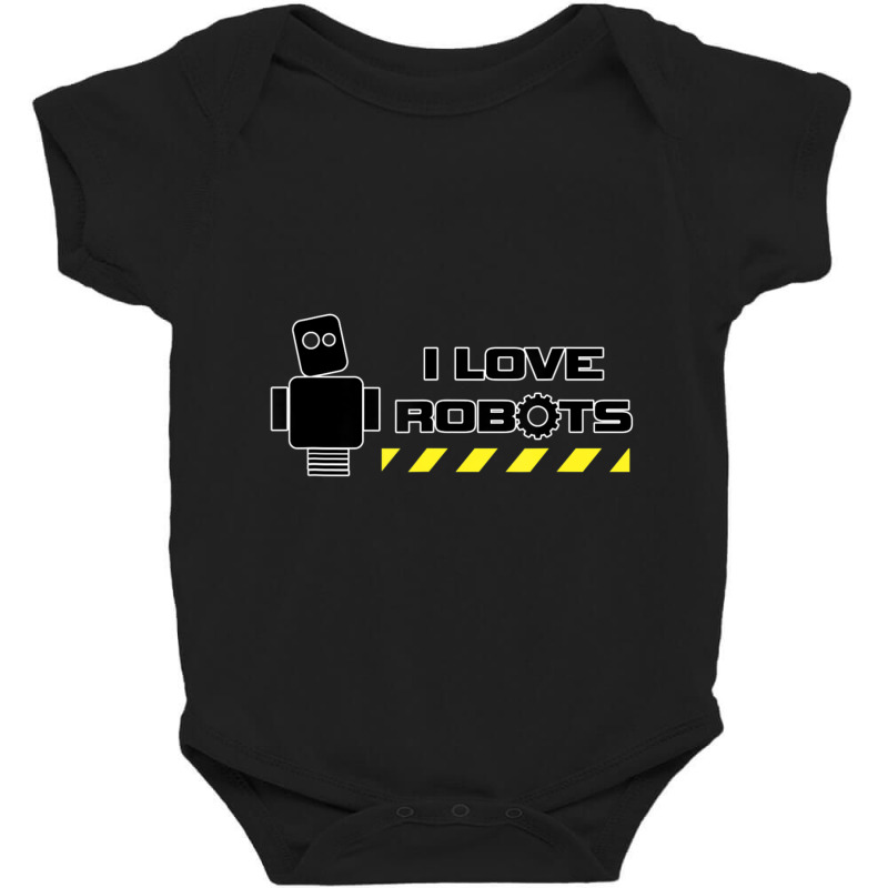 I Love Robots Technology Baby Bodysuit | Artistshot