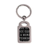 Quote Silver Rectangle Keychain | Artistshot