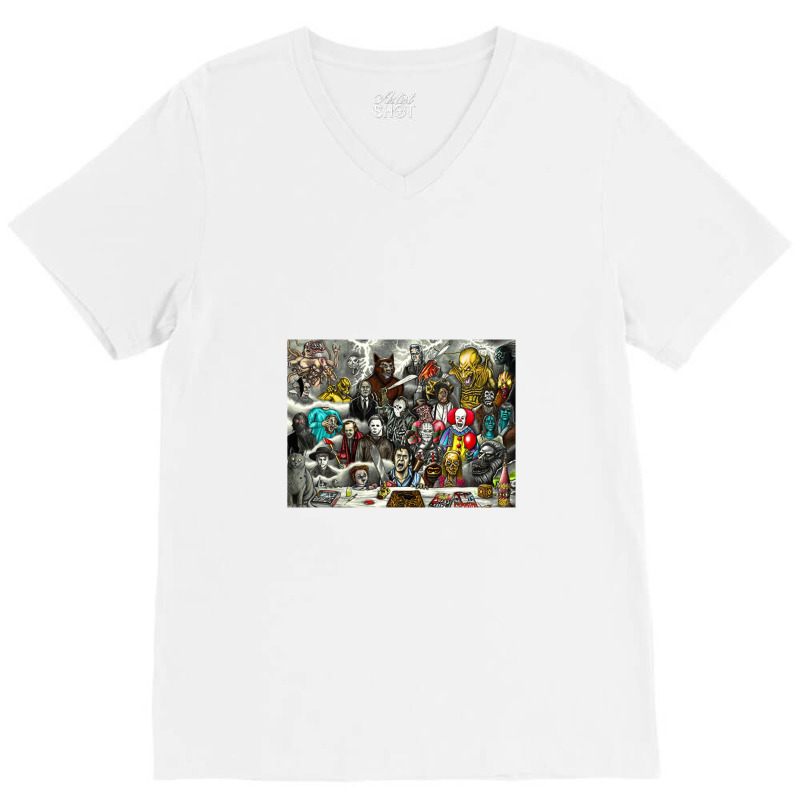 The Horror Opus V-neck Tee | Artistshot