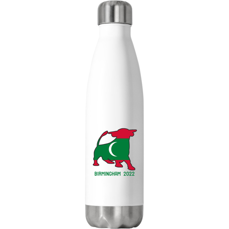 Maldives Commonwealth Bull Stainless Steel Water Bottle | Artistshot