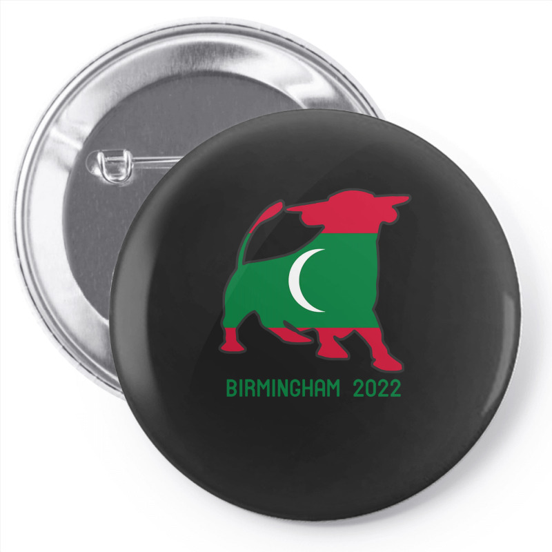 Maldives Commonwealth Bull Pin-back Button | Artistshot