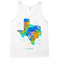 Texas Map T Shirt Tank Top | Artistshot