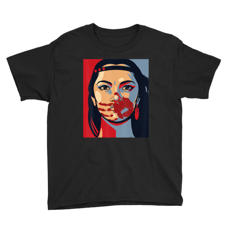 Mmiw Awareness Indigenous Woman Art Stolen Sisters Youth Tee by Kenlofu52 | Artistshot