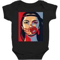 Mmiw Awareness Indigenous Woman Art Stolen Sisters Baby Bodysuit | Artistshot