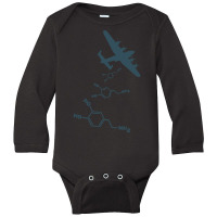 Dopamine Molecule Bomber Long Sleeve Baby Bodysuit | Artistshot