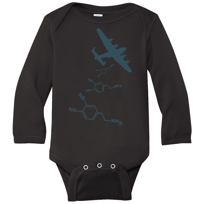 Dopamine Molecule Bomber Long Sleeve Baby Bodysuit by Kanmosrin52 | Artistshot