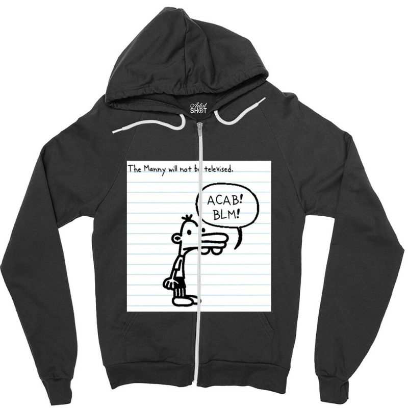 Manny Heffley Acab Zipper Hoodie | Artistshot