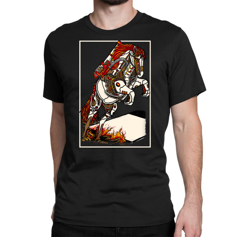 Knight Of Chess, Knight Of Chess Art, Knight Of Chess Painting, Knight Classic T-shirt by SHOP8UY | Artistshot