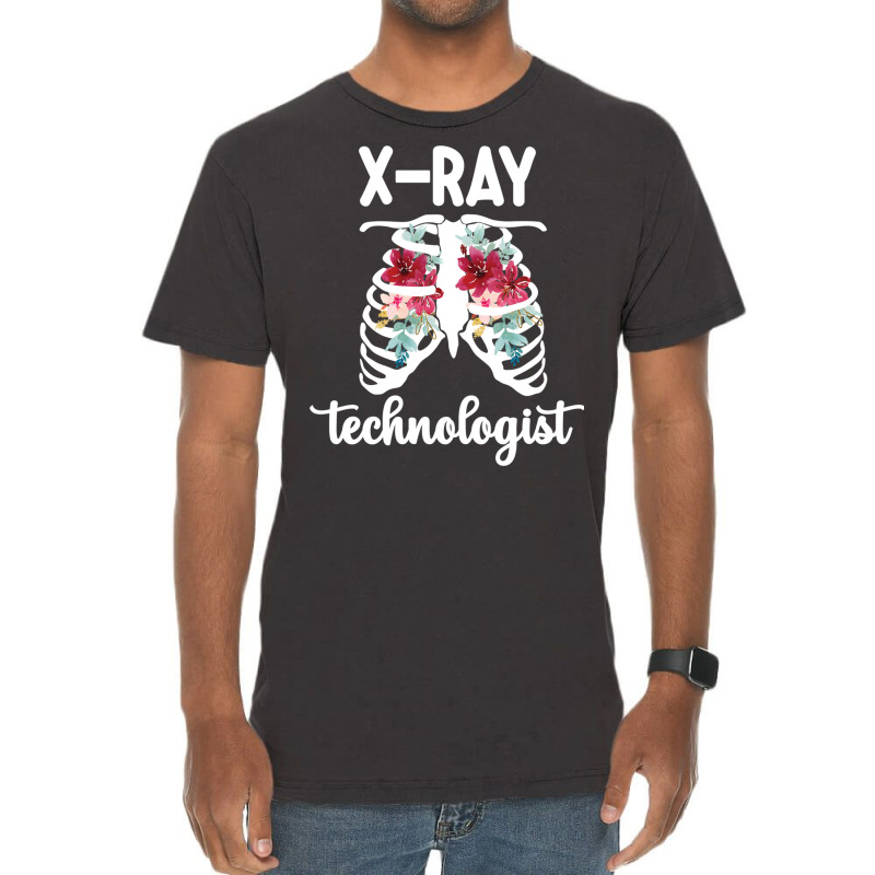 X Ray Technologist Skeleton  X Ray Tech Rt Radiology Tech Sweatshirt Vintage T-Shirt by cm-arts | Artistshot