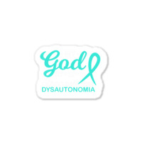 My God Is Stronger Than Dysautonomia Awareness Warrior Sticker | Artistshot