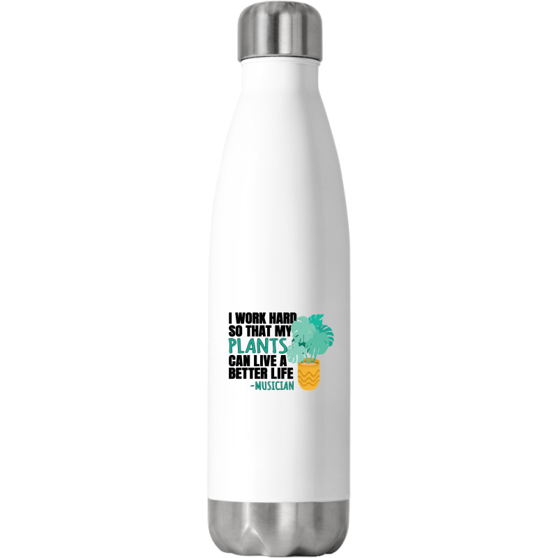 Musician Quote Stainless Steel Water Bottle | Artistshot