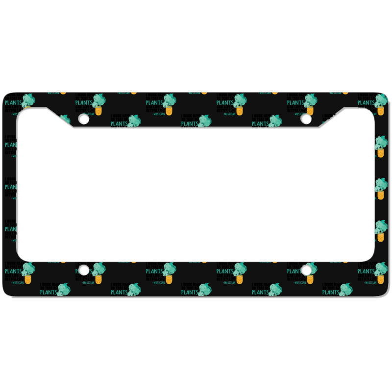 Musician Quote License Plate Frame | Artistshot