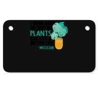 Musician Quote Motorcycle License Plate | Artistshot