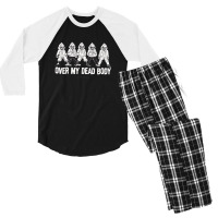 Over My Dead Body Men's 3/4 Sleeve Pajama Set | Artistshot