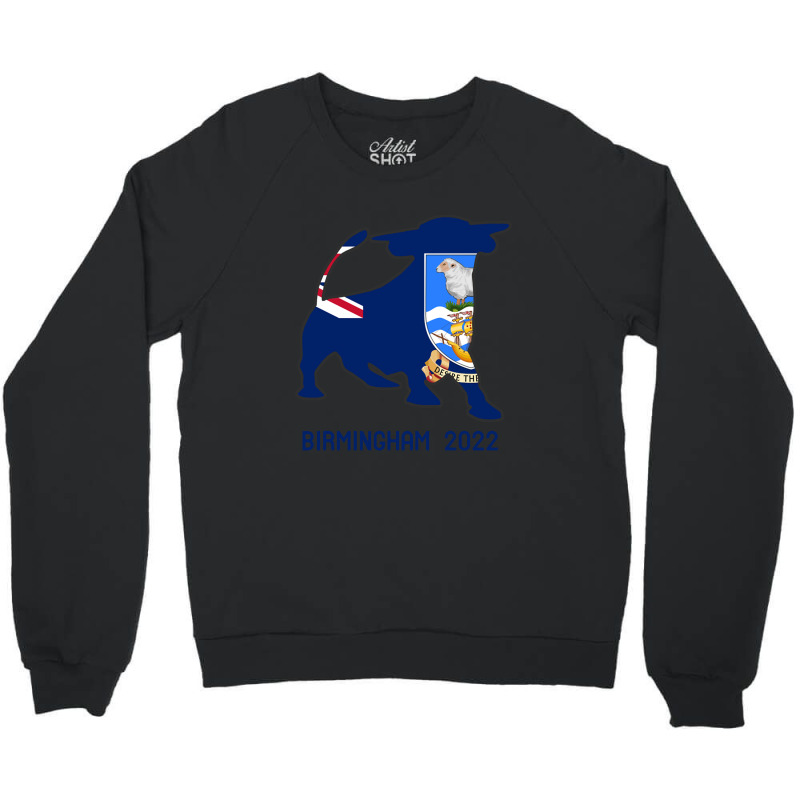 Falklands Islands Commonwealth Bull Crewneck Sweatshirt by SilverSollida | Artistshot