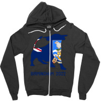 Falklands Islands Commonwealth Bull Zipper Hoodie | Artistshot