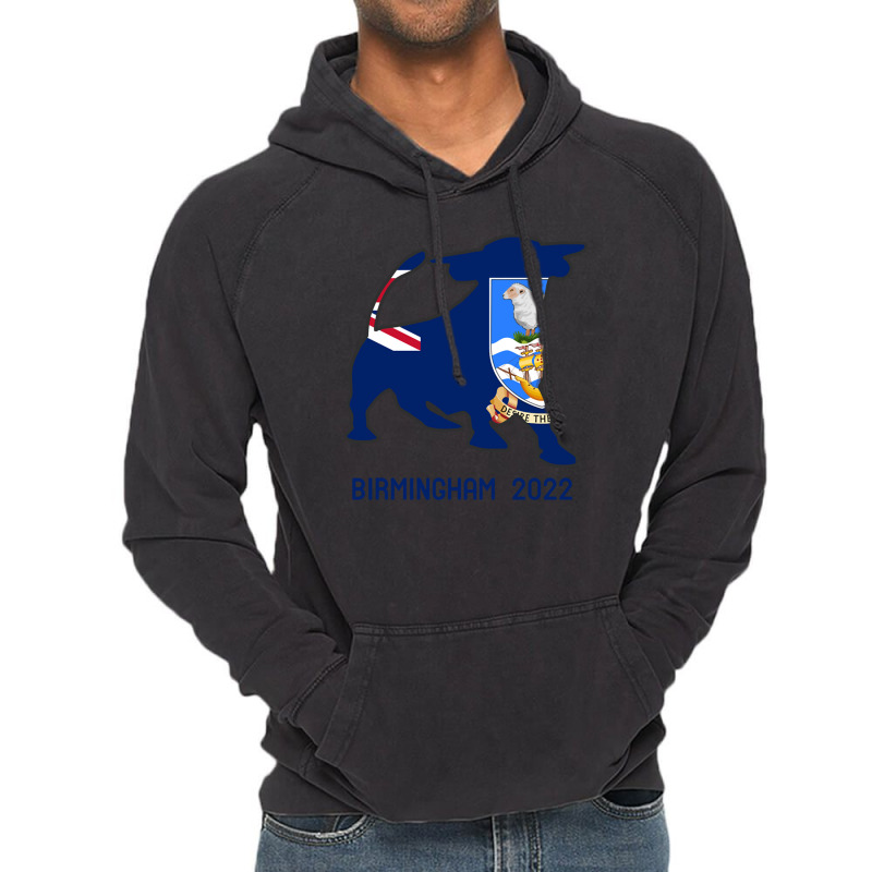 Falklands Islands Commonwealth Bull Vintage Hoodie by SilverSollida | Artistshot