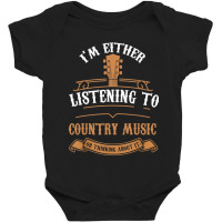 I Love Country Music Country Lover Saying Baby Bodysuit | Artistshot