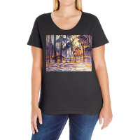 Piet Mondrian Woods Near Oele Ladies Curvy T-shirt | Artistshot