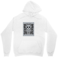 Skull Stencil Cool Grey Unisex Hoodie | Artistshot