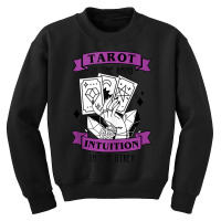 Tarot In One Hand Witch Divine Divination Fortune Tellers Tank Top Youth Sweatshirt | Artistshot