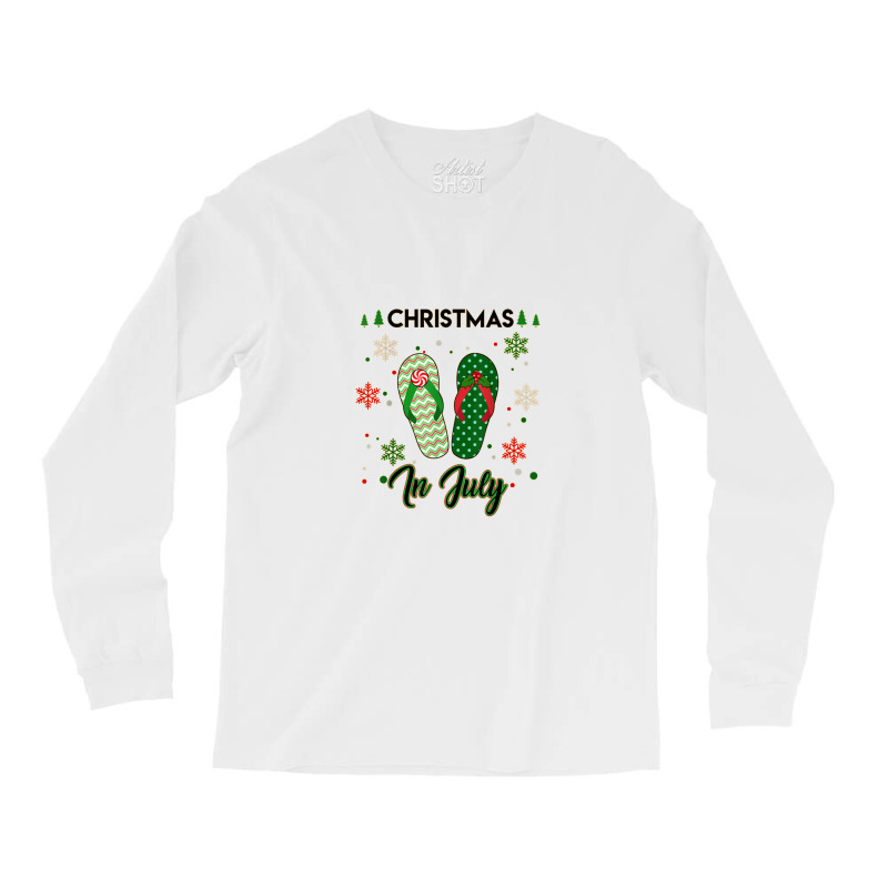 Christmas In July Flip Flops Summer Long Sleeve Shirts | Artistshot