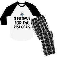 Festivus For Us Men's 3/4 Sleeve Pajama Set | Artistshot