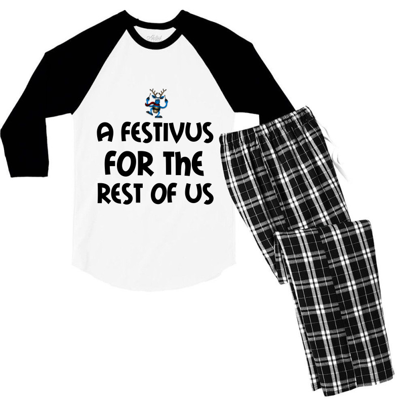 Festivus For Us Men's 3/4 Sleeve Pajama Set by Perfect Designers | Artistshot