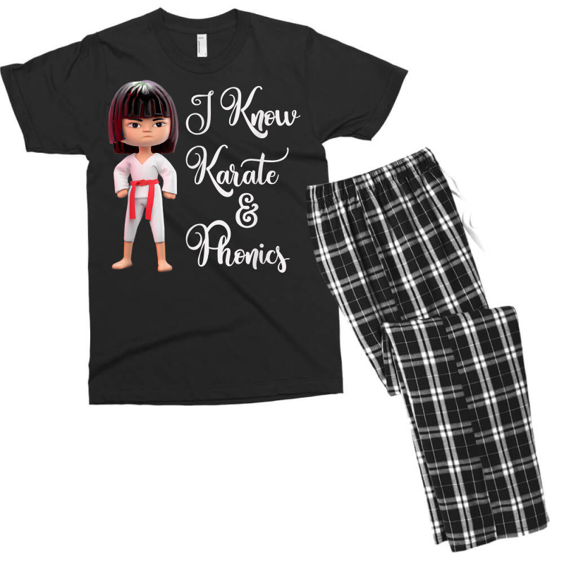 I Know Karate And Phonics   Funny Speech Teacher T Shirt Men's T-shirt Pajama Set | Artistshot