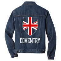 Coventry, England British Union Jack Uk Men Denim Jacket | Artistshot