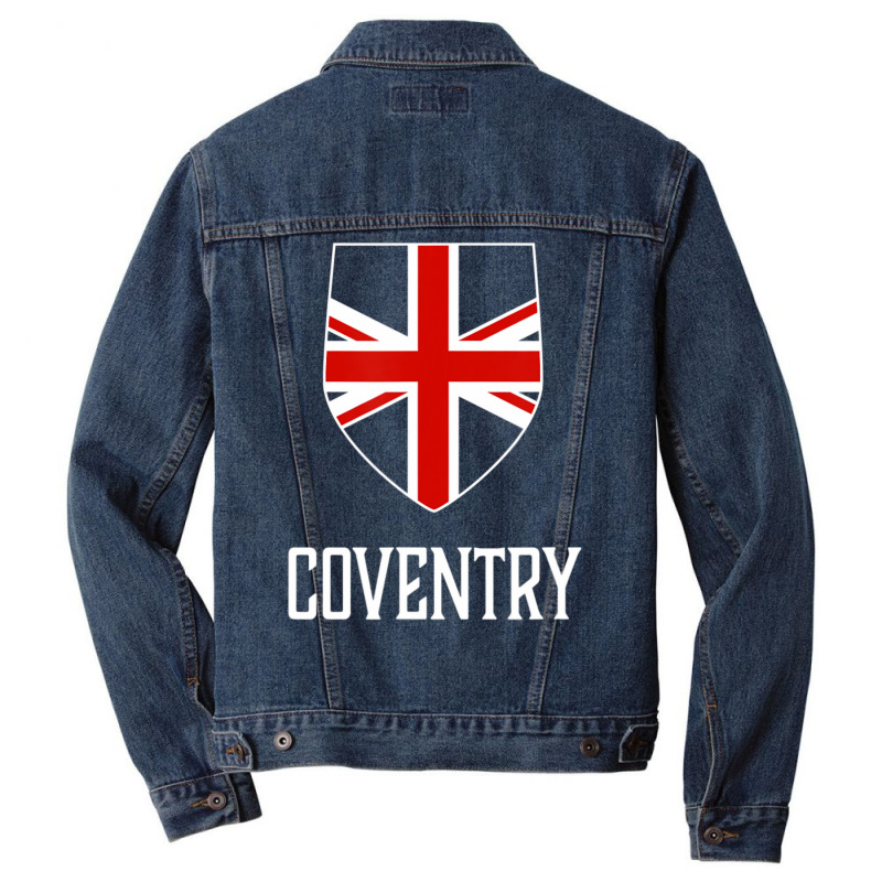 Coventry, England British Union Jack Uk Men Denim Jacket | Artistshot