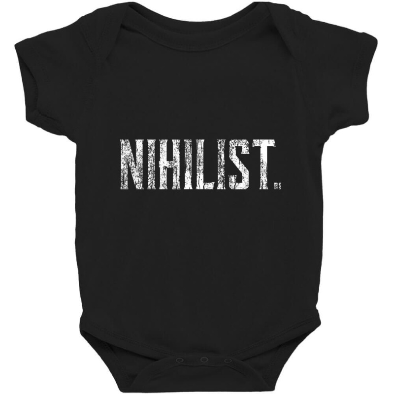 Nihilist Philosophy, Philosopher, Existential, Nihilism Baby Bodysuit by Adcock Salmon | Artistshot