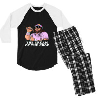 Cream Of The Crop T Shirtrandy Savage T Shirt By Frangorico Men's 3/4 Sleeve Pajama Set | Artistshot