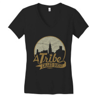 Vintage -  Atcq Pictur City Women's V-neck T-shirt | Artistshot