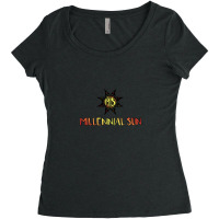 Millennial Sun 1 Women's Triblend Scoop T-shirt | Artistshot