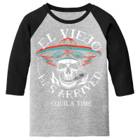 El Viejo Has Arrived Tequila Time Vintage Tank Top Youth 3/4 Sleeve | Artistshot