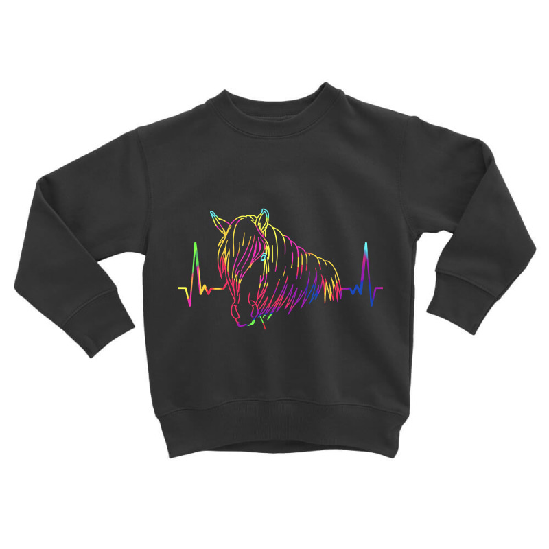 Colorful Haflinger, Colorful Haflinger Art, Colorful Haflinger Vintage Toddler Sweatshirt | Artistshot