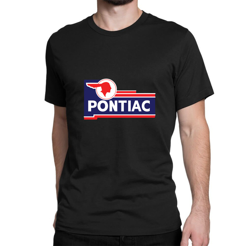 Retro Pontiac Classic Car Dealership Sign Classic T-shirt | Artistshot